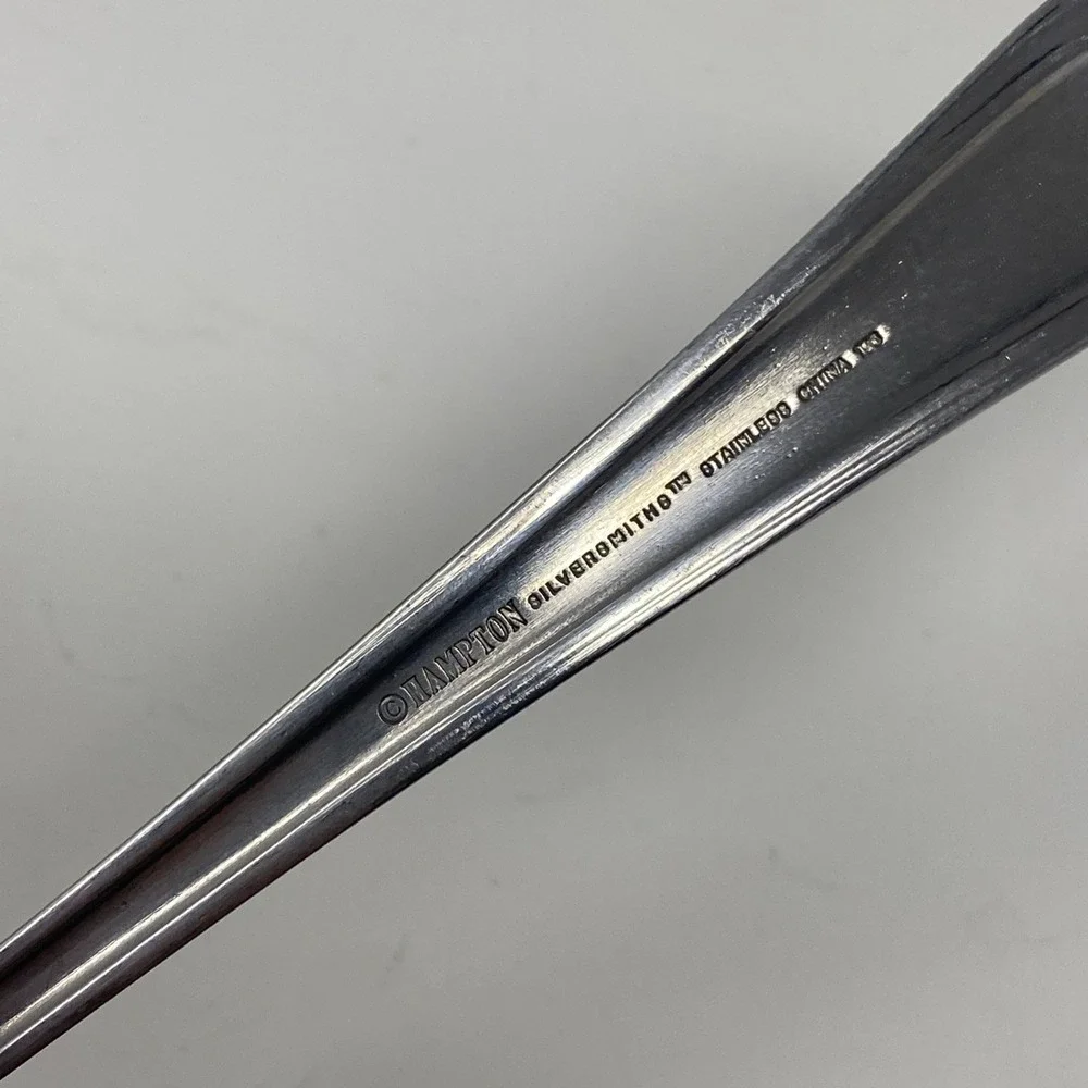 Hampton Silversmiths HSV198 Stainless 4-Tine Cold Meat Serving Fork 9